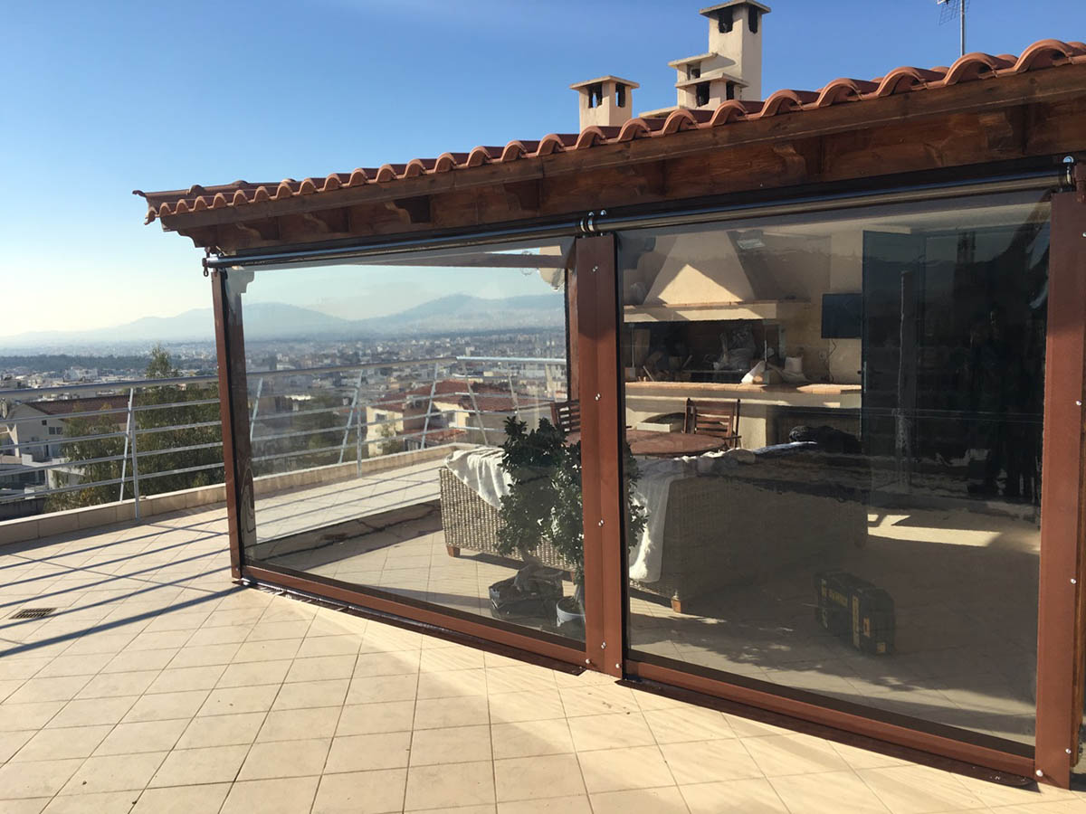 Κασσονετα σε κεραμοσκεπή σε οικία στην περιοχή της μεταμόρφωσης